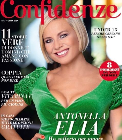 antonella elia copertina confidenze