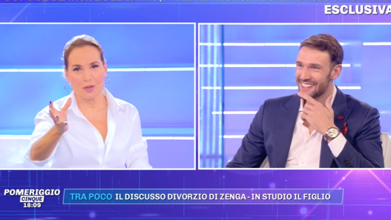 barbara d'urso e andrea zenga puntata 12 novembre 2020