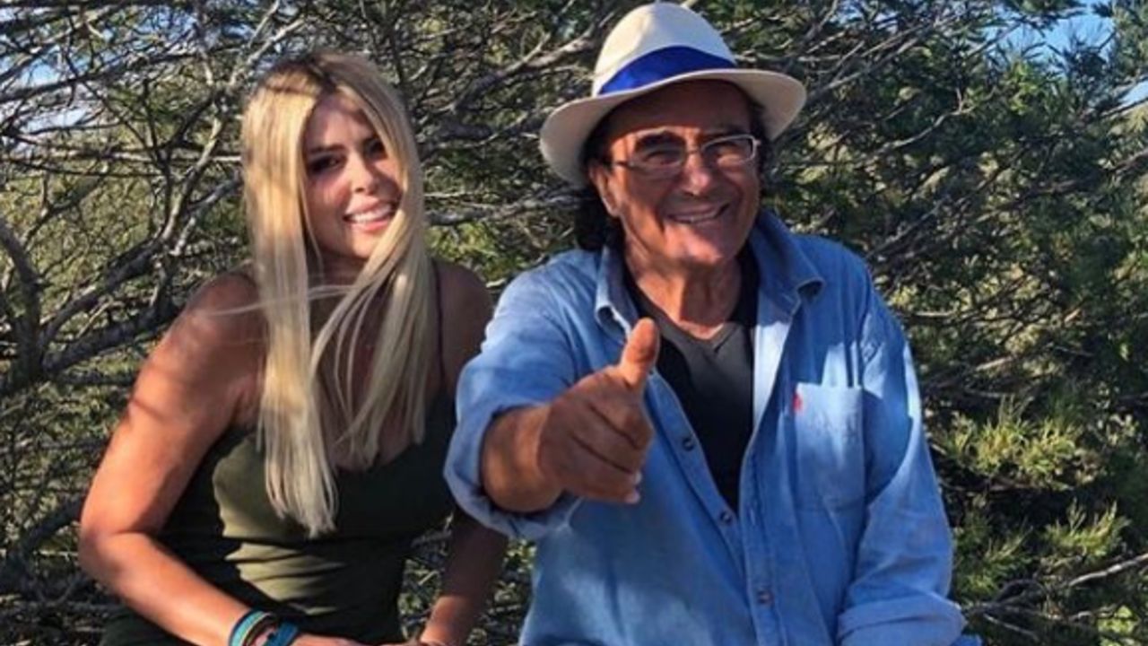 albano e loredana lecciso tra gli ulivi