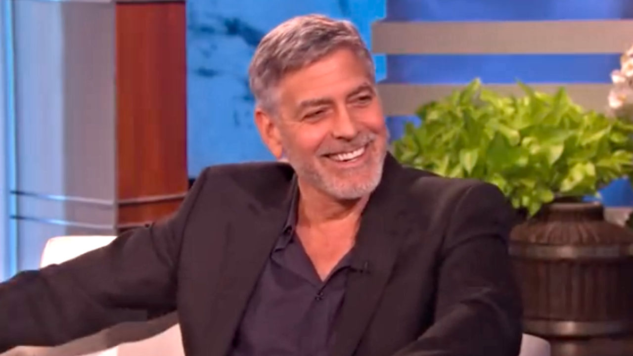 george clooney durante intervista