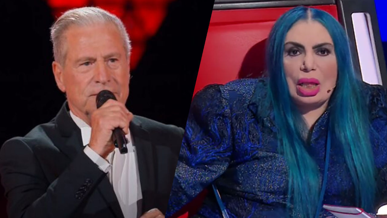 il papà di giorgia a the voice senior con la bertè