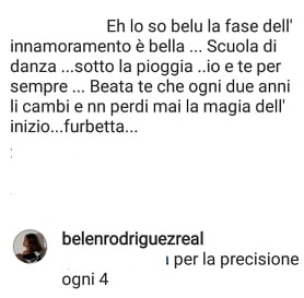 Belen e gli amori