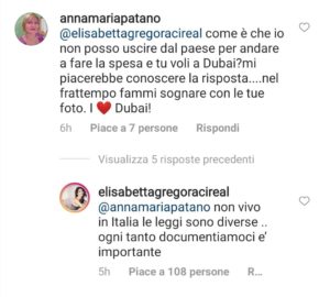 elisabetta gregoraci via Instagram