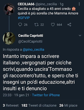 cecilia capriotti tweet