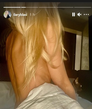 Ilary Blasi letto