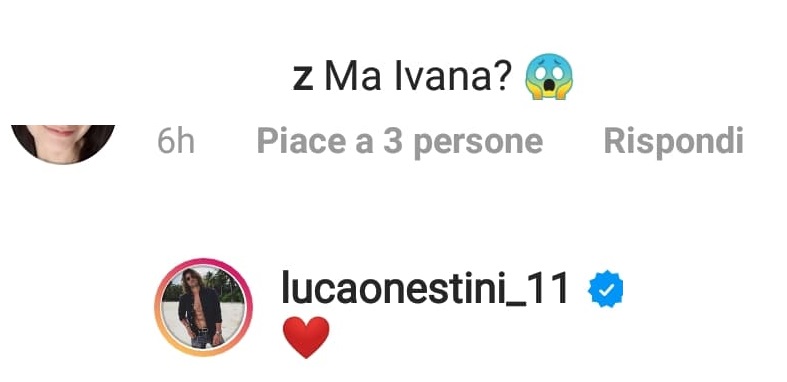 Onestini e Ivana, cuore rosso