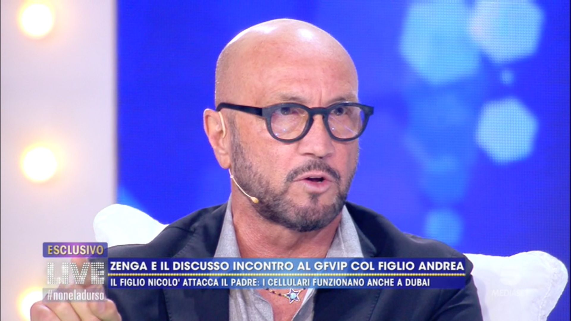 Walter Zenga a Live Non è la d'Urso