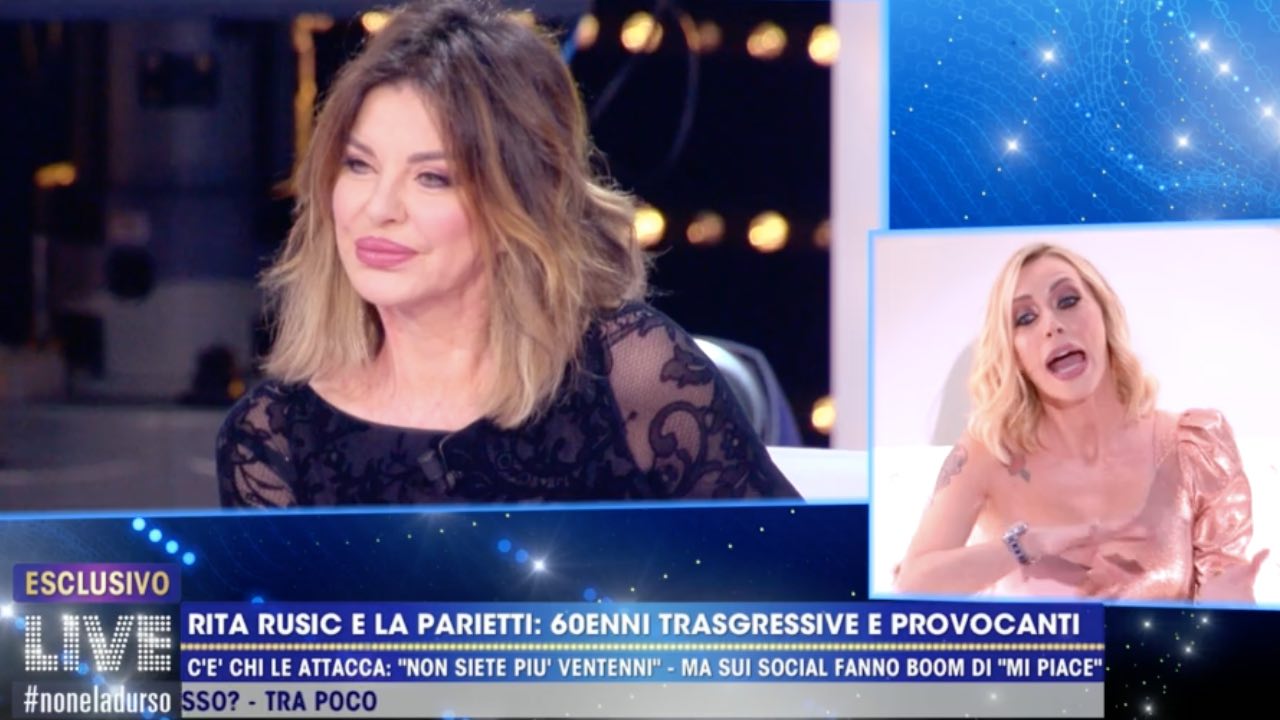 Karina Cascella contro Alba Parietti live non è la d'urso