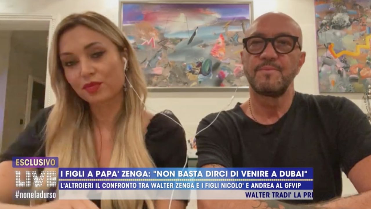 non è la d'urso confessione Walter Zenga