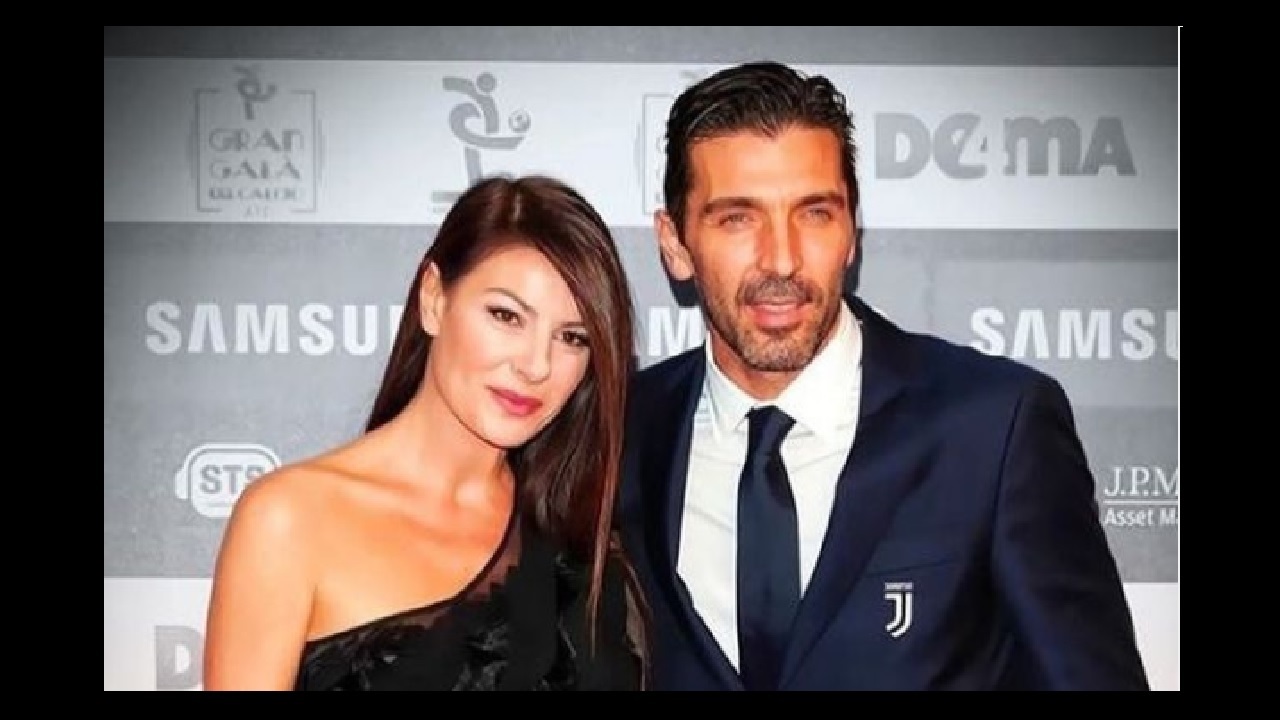 Ilaria D'amico insieme a Gigi Buffon
