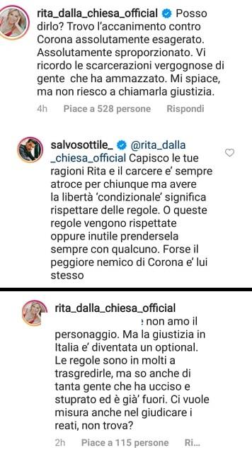 Salvo Sottile diverge da Rita Dalla Chiesa