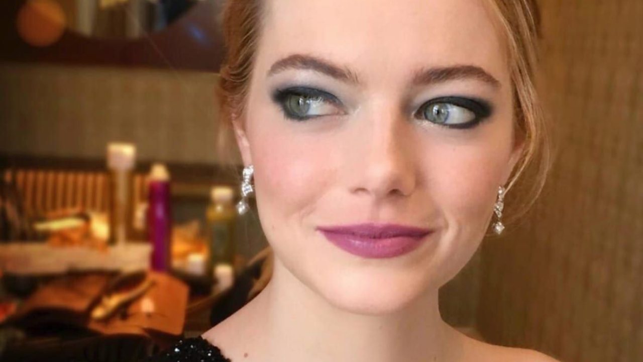 emma stone con il sorriso