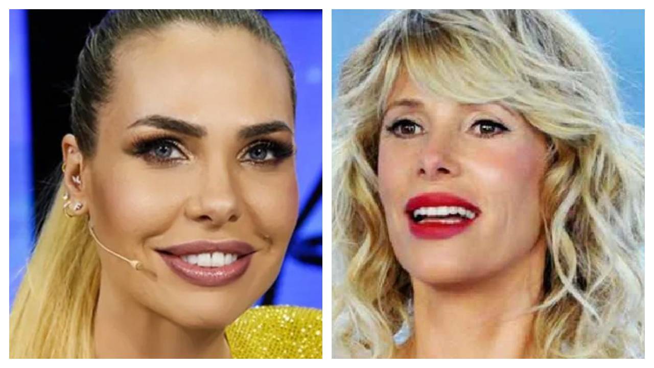 ilary blasi e alessia marcuzzi saluti isola