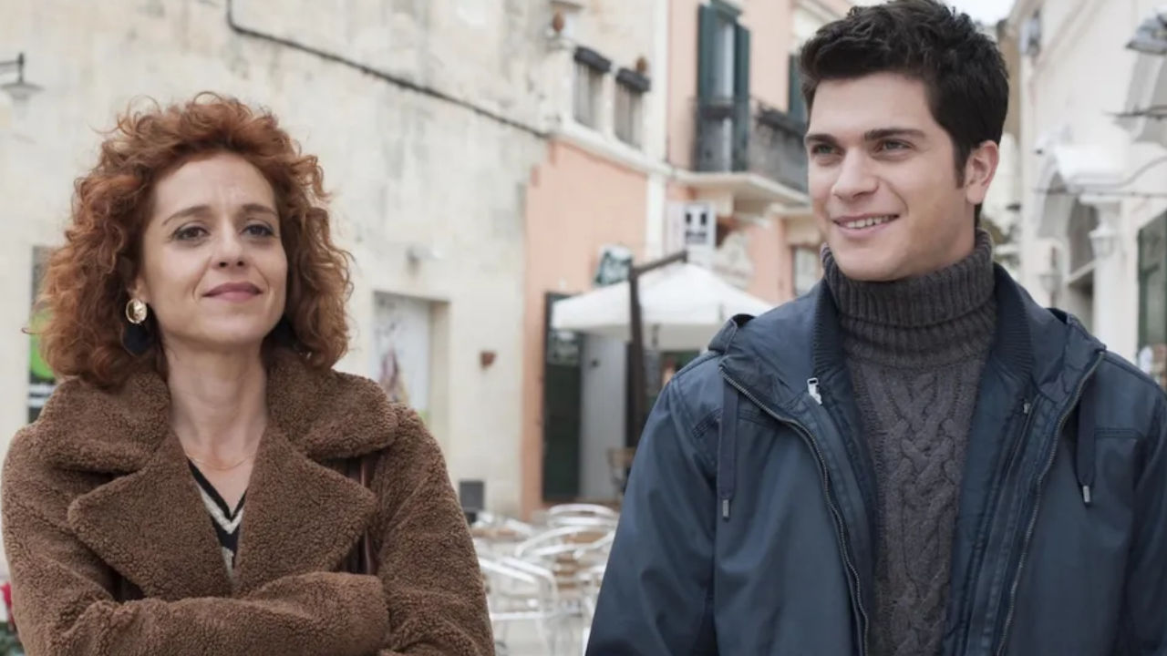 vanessa scalera e alessio lapice sul set