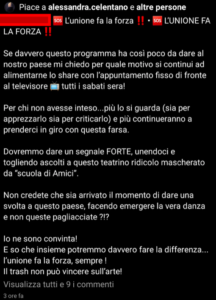 celentano contro amici di Maria De Filippi