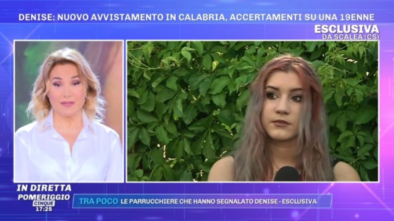 denisa di scalea a pomeriggio 5