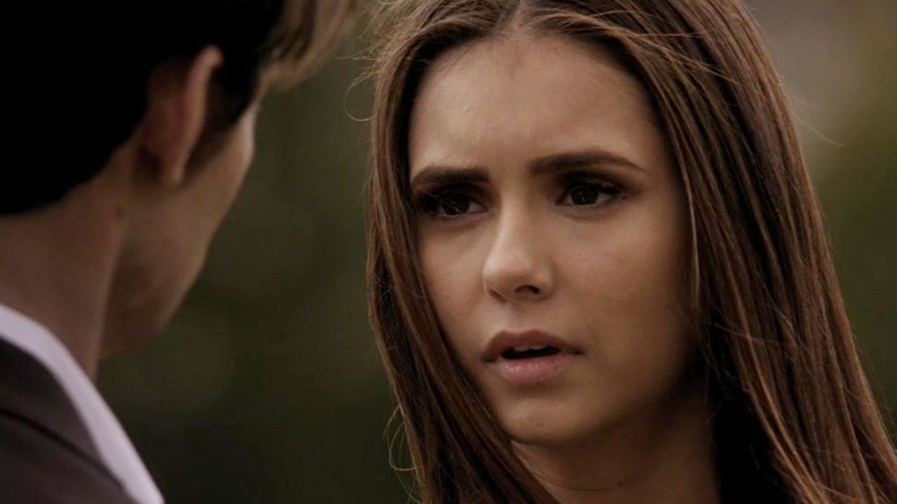 nina dobrev in the vampire diaries