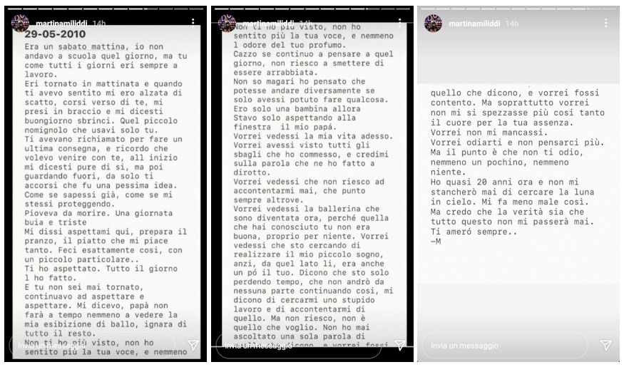 martina amici storie instagram