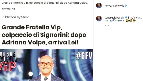 Bonolis commenta il GF Vip