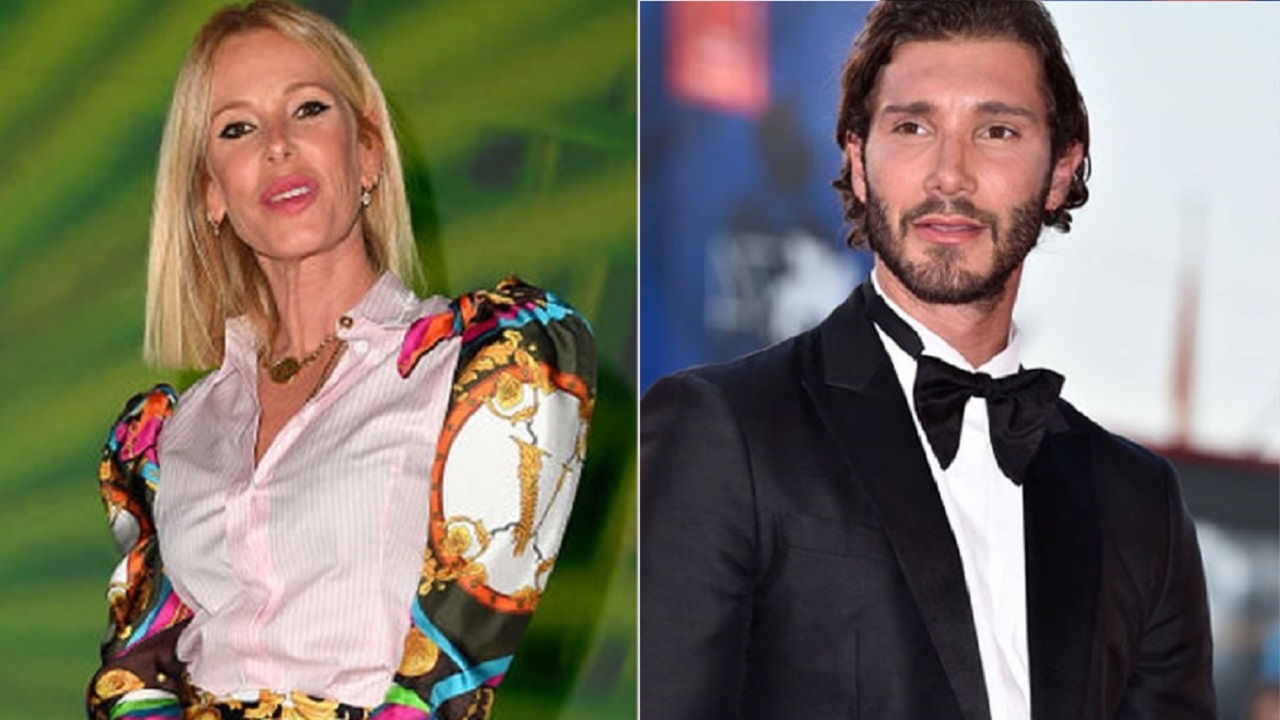 Stefano De Martino e Alessia Marcuzzi camerini