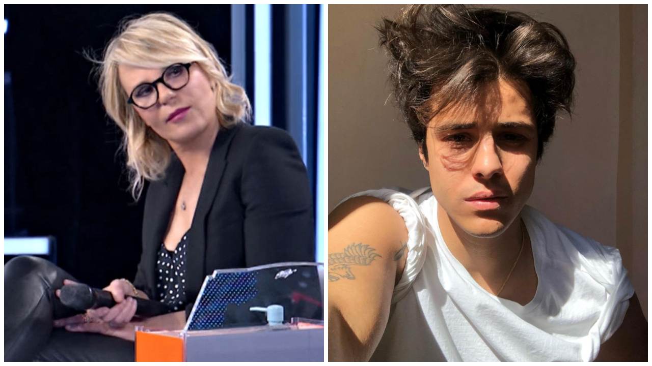 maria de filippi, saluto a michele merlo