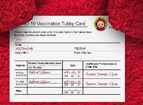 Teletubbies vaccini