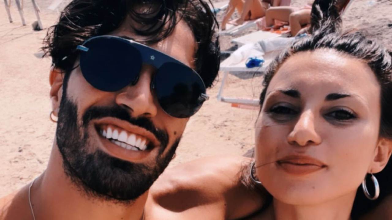 temptation island, manuela e luciano a mare