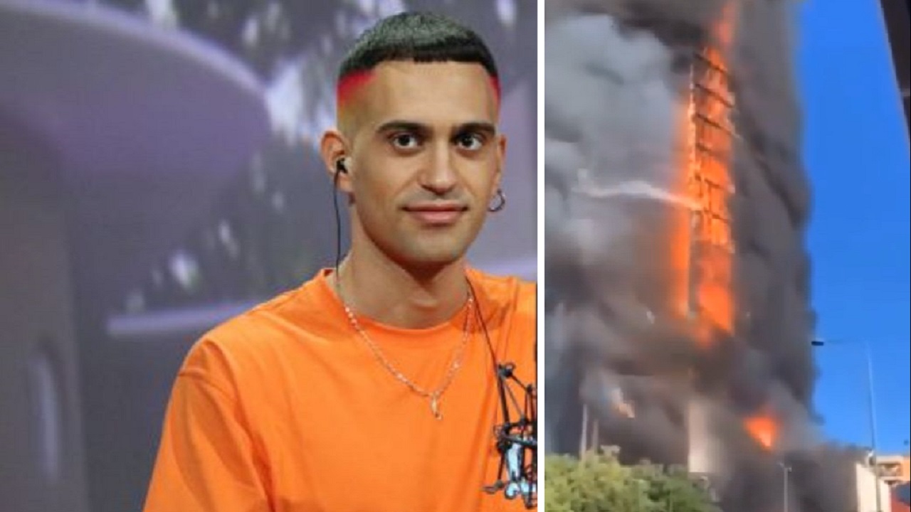 Mahmood Milano incendio