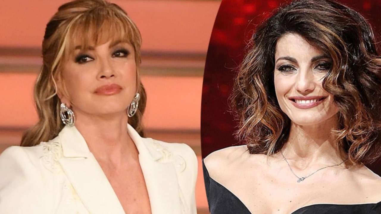 samanta togni e milly carlucci, gelo