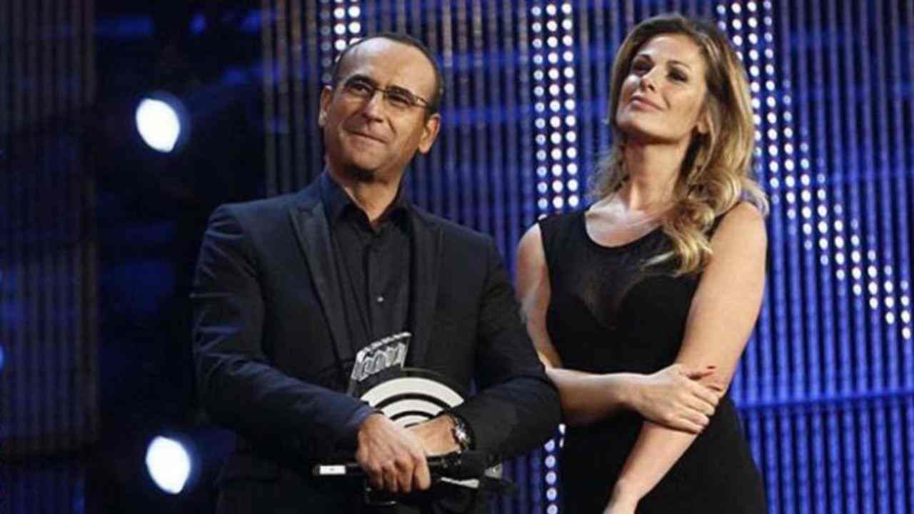 carlo conti Vanessa Incontrada music awards