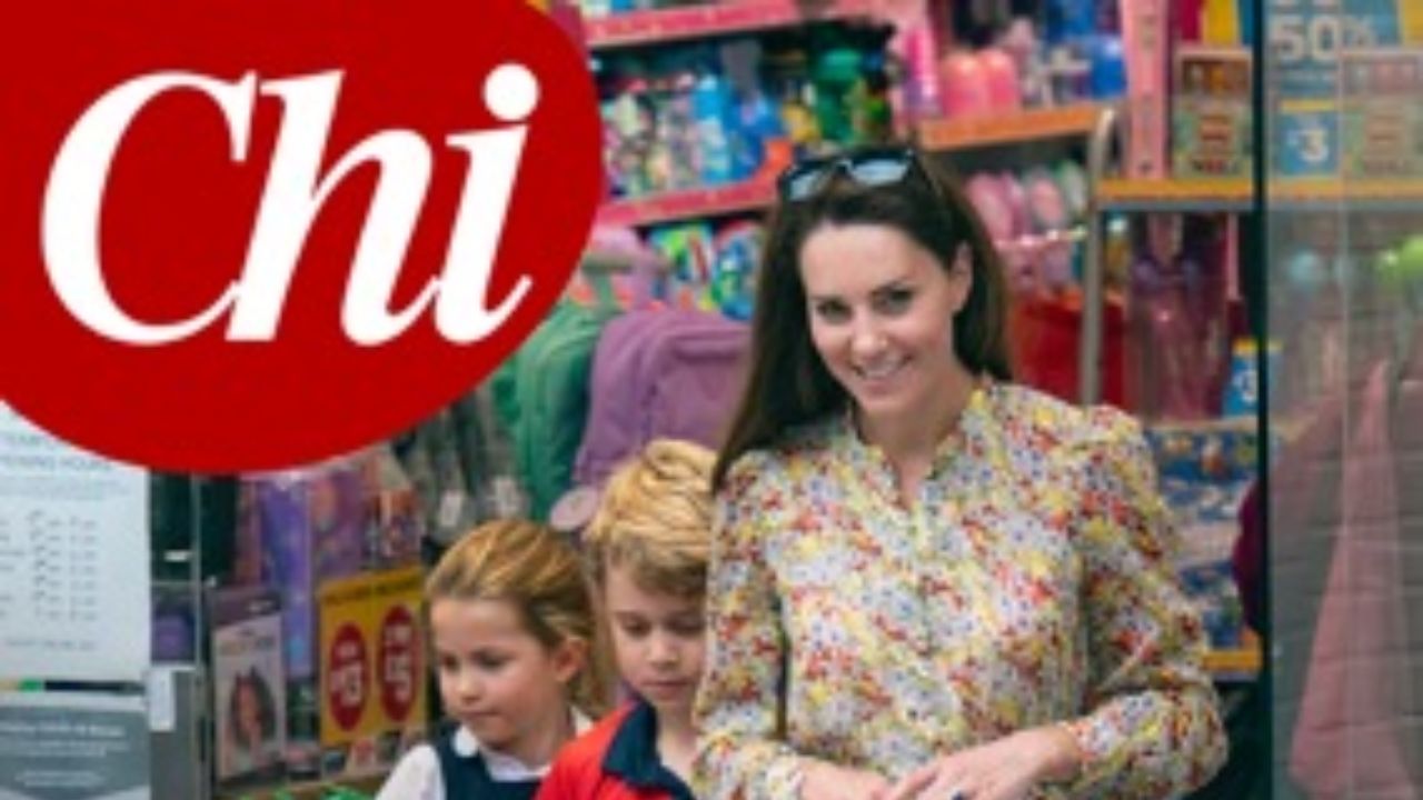 kate middleton con i figli