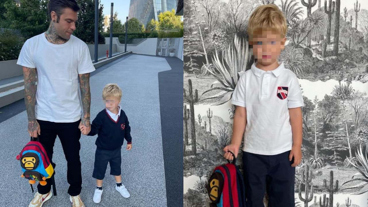 Primo giorno di scuola per Leone: Chiara Ferragni lo accompagna con una  borsa da oltre 150mila euro