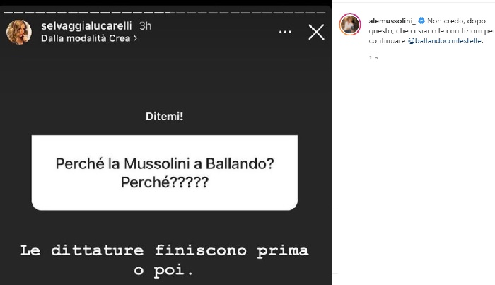tensione tra Mussolini e Lucarelli