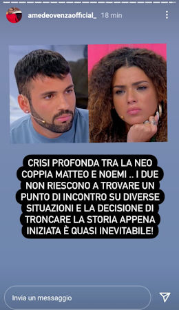 venza su matteo e noemi