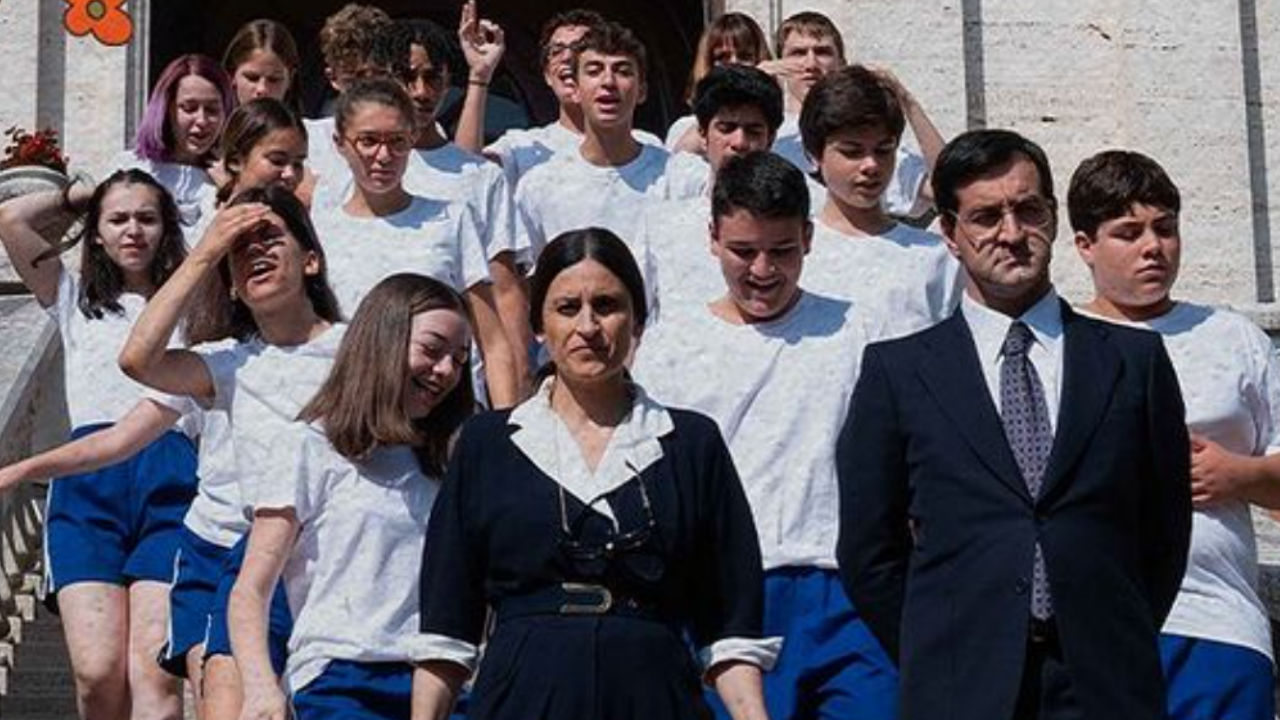 il collegio con i sorveglianti