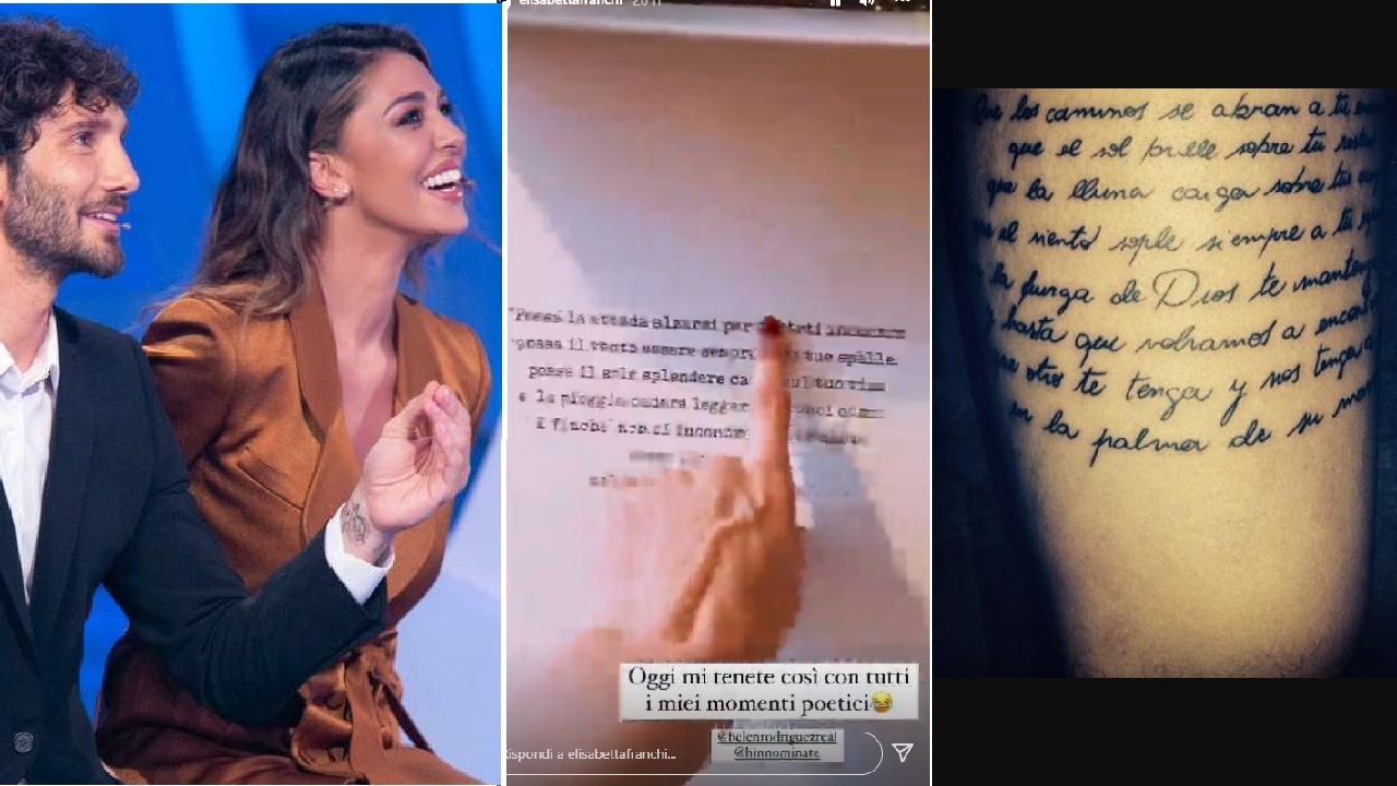 Belen e Stefano, quel tatuaggio che fa discutere