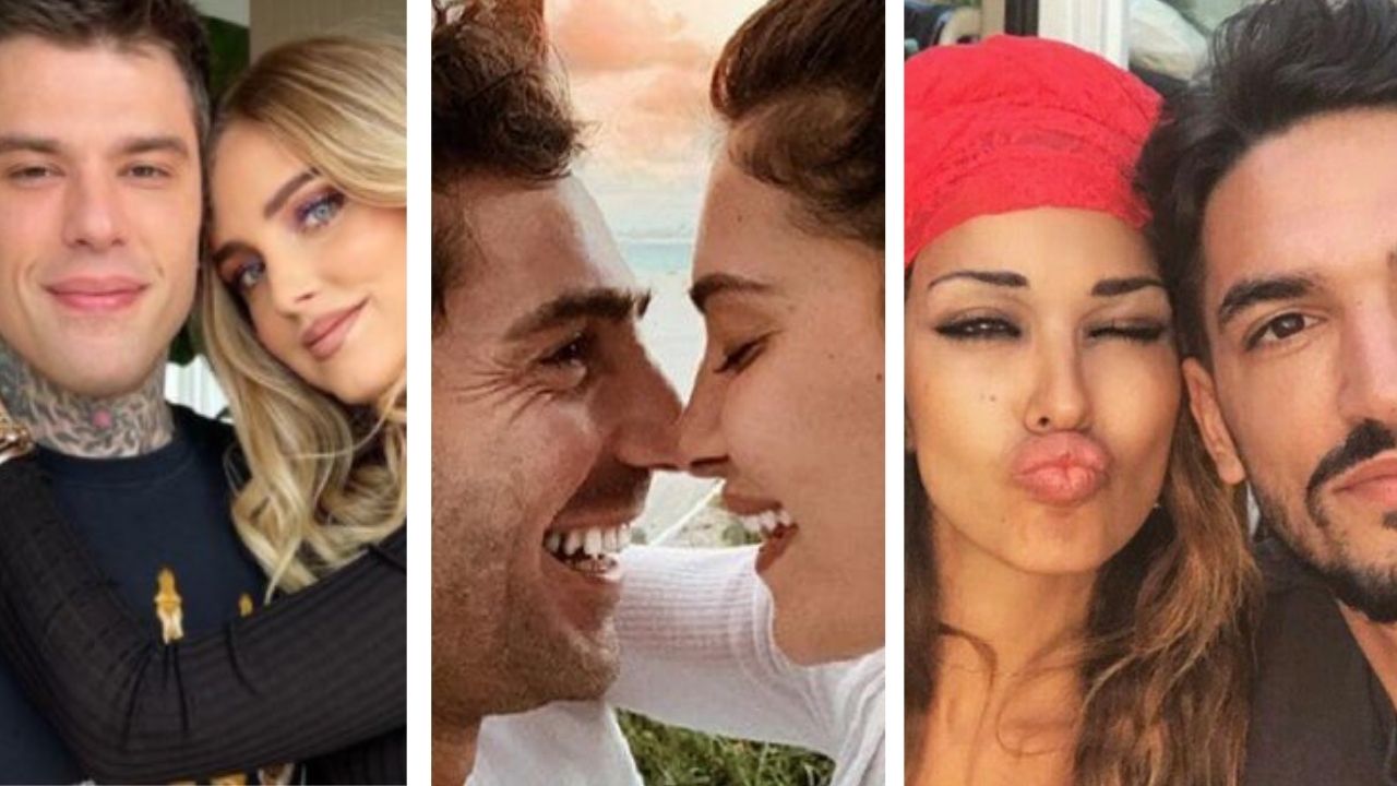 Chiara Ferragni e Fedez, Ludovica Valli e Gianmaria di Gregorio, Rosa Perrotta e Pietro Tartaglione