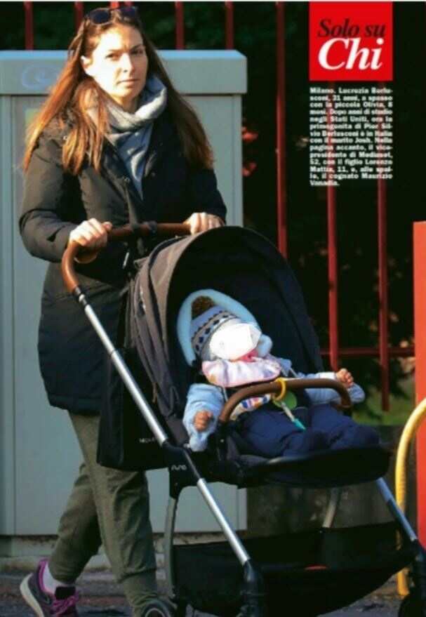 Lucrezia Berlusconi e la figlia Olivia