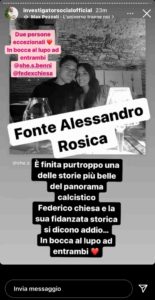 gossip su federico chiesa e benedetta