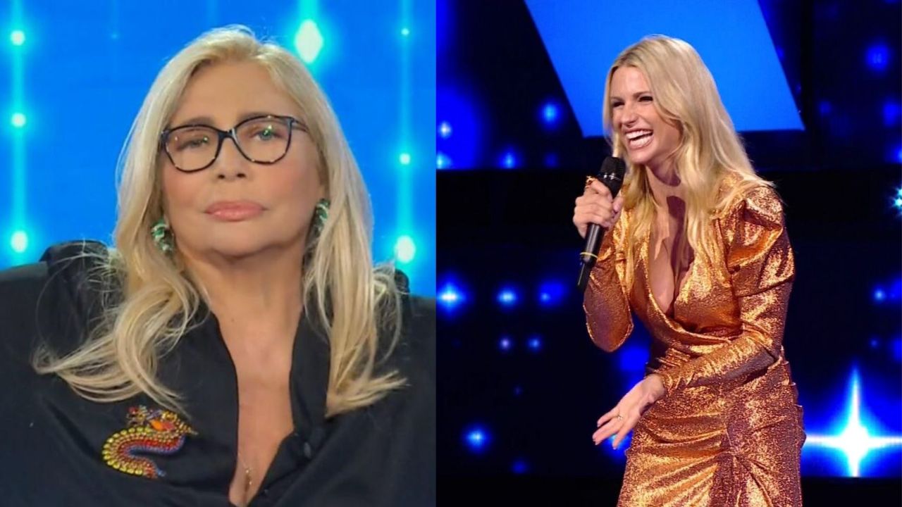 collage mara venier michelle hunziker