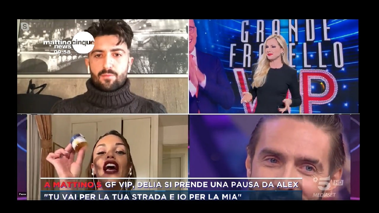 Mattino 5, il caso Alex Belli - Delia Duran