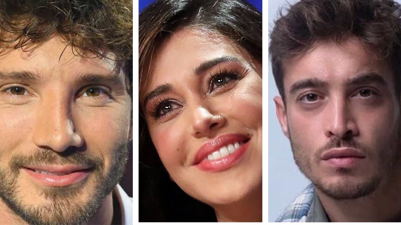 Belen Rodriguez, Stefano de Martino e Antonino Spinalbese. Family