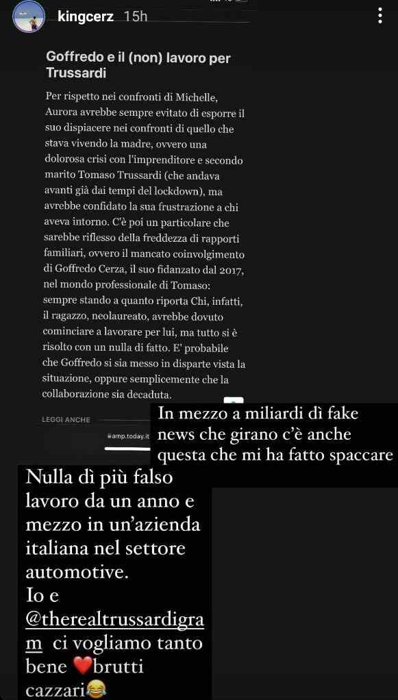 Goffredo Cerza storia Tomaso Trussardi