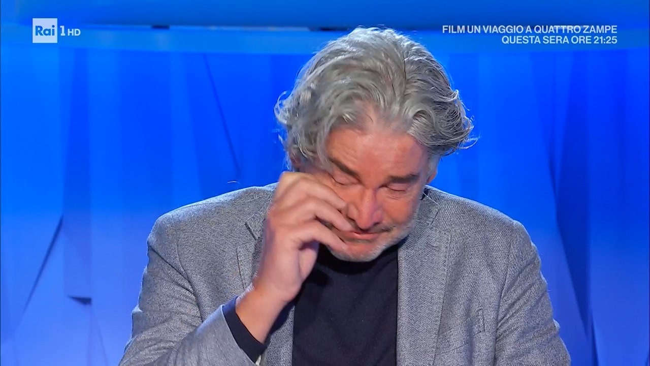 Paolo del debbio in lacrime