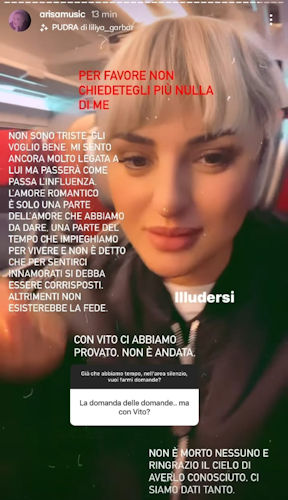 arisa domanda su vito coppola