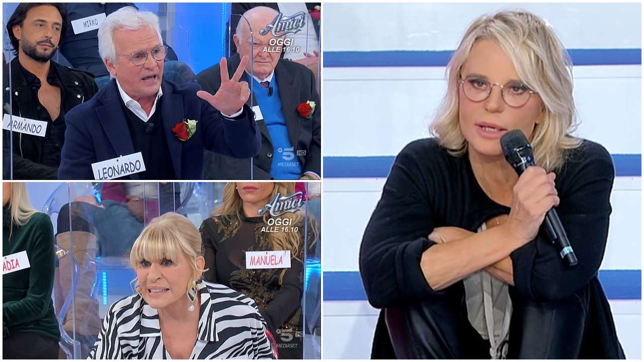 uomini e donne, maria de filippi contro leonardo