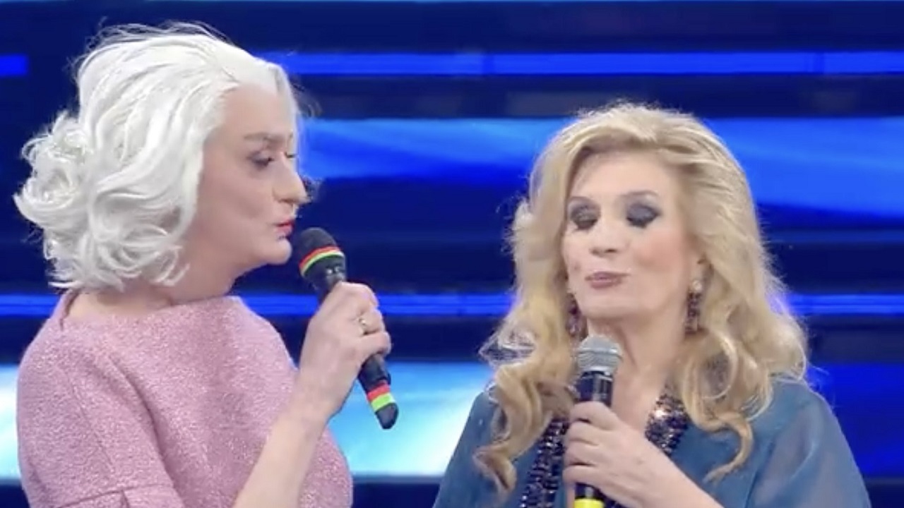 Iva Zanicchi Drusilla Foer a Sanremo