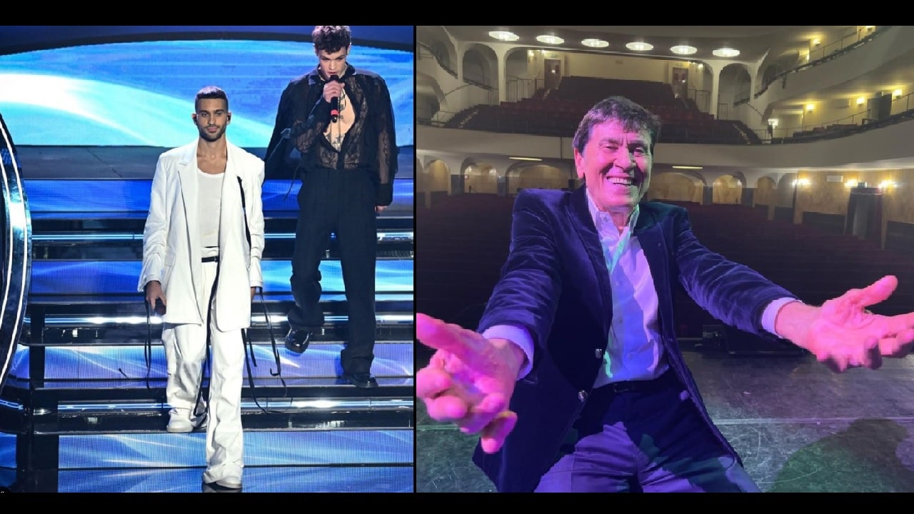 Mahmood e Blanco con Gianni Morandi