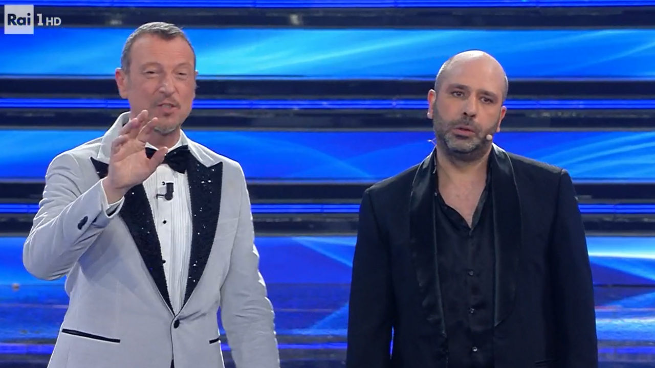 amadeus e checco zalone