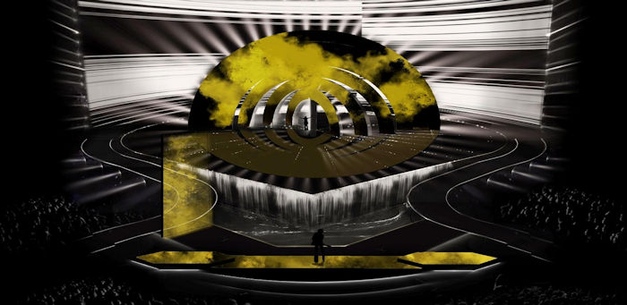 eurovision 2022 torino scenografia sole